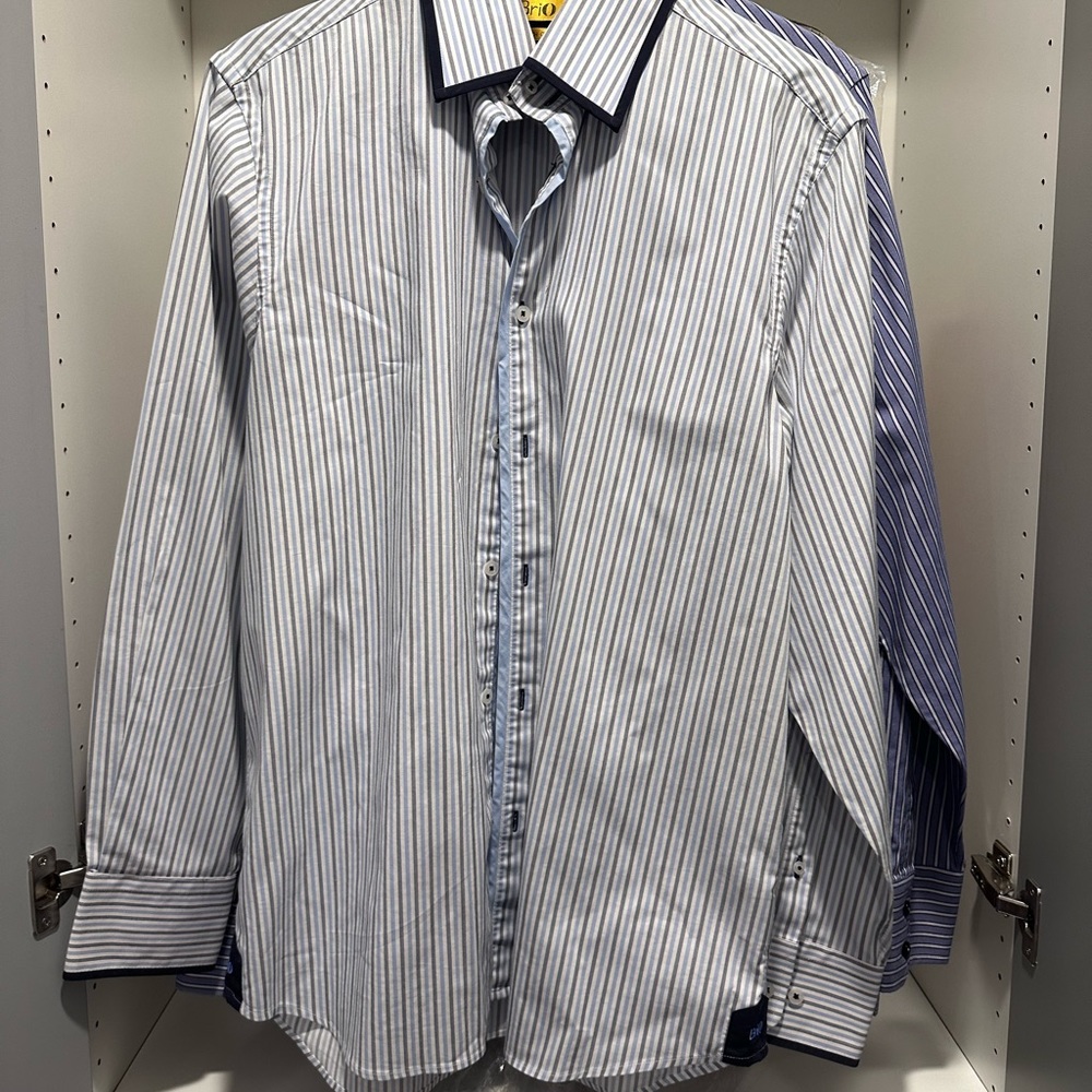 bri O milano button down shirt